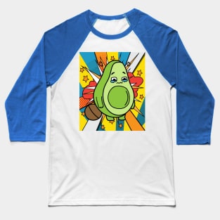 Funny Avocado Fruit Baseball T-Shirt